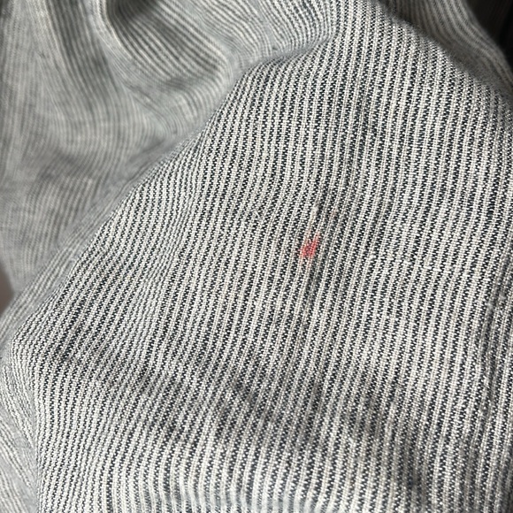 Simply Grey Linen Wrap Dress - Picture 8 of 9